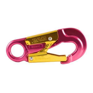 Forged Aluminum Double-Action Snap Hook, Red