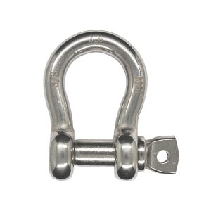 316 Stainless Screw-Pin Anchor Shackle, Additional Sizes
