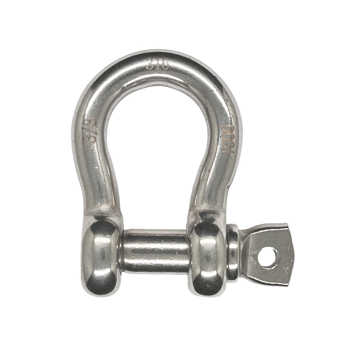 316 Stainless Screw-Pin Anchor Shackle, Additional Sizes