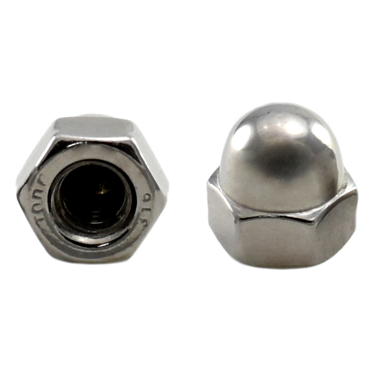 Stainless steel acorn cap nut