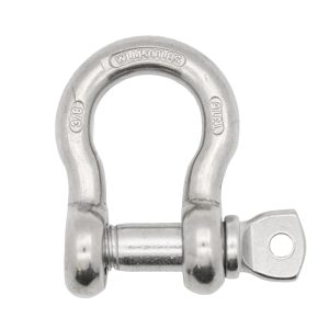 316 Stainless Screw-Pin Anchor Shackle, Embedded Markings
