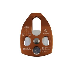Large Aluminum Mobile Pulley for Rope up to 16mm