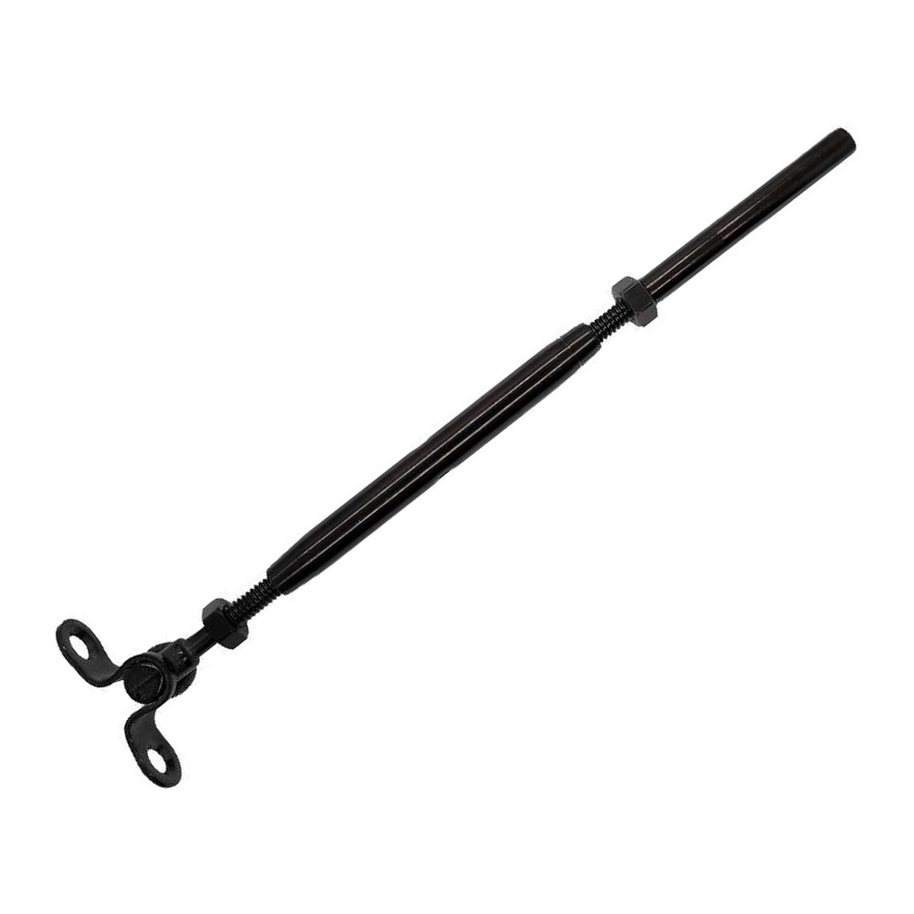Black oxide deck toggle and life line stud with turnbuckle