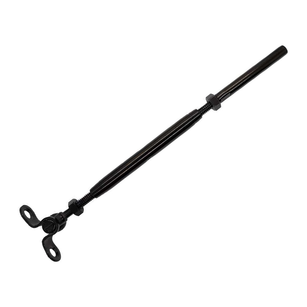Black oxide deck toggle and wrench flat stud with turnbuckle