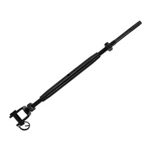 Black oxide jaw and life line stud with turnbuckle