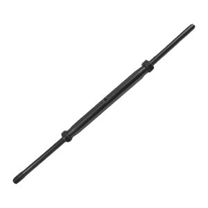Black oxide rod and life line stud with pipe body turnbuckle