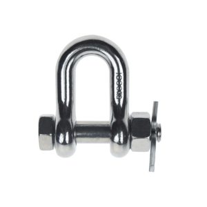 316 Stainless Bolt-Pin Chain Shackle, Oversized Pin