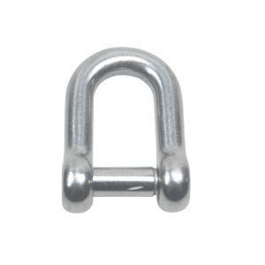 316 Stainless D Shackle, Hex Socket Pin