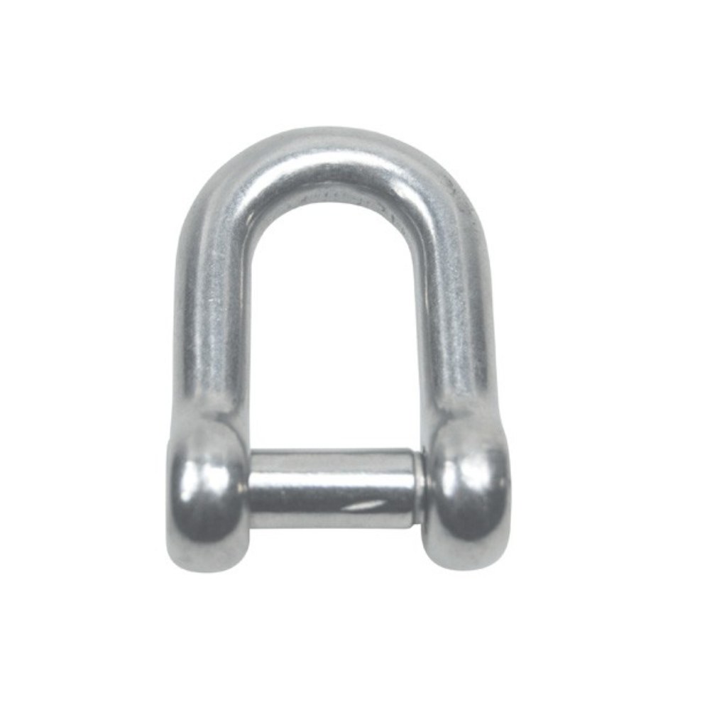 316 Stainless D Shackle, Hex Socket Pin