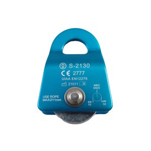 Small Aluminum Mobile Pulley with Ball Bearing, 20 kN