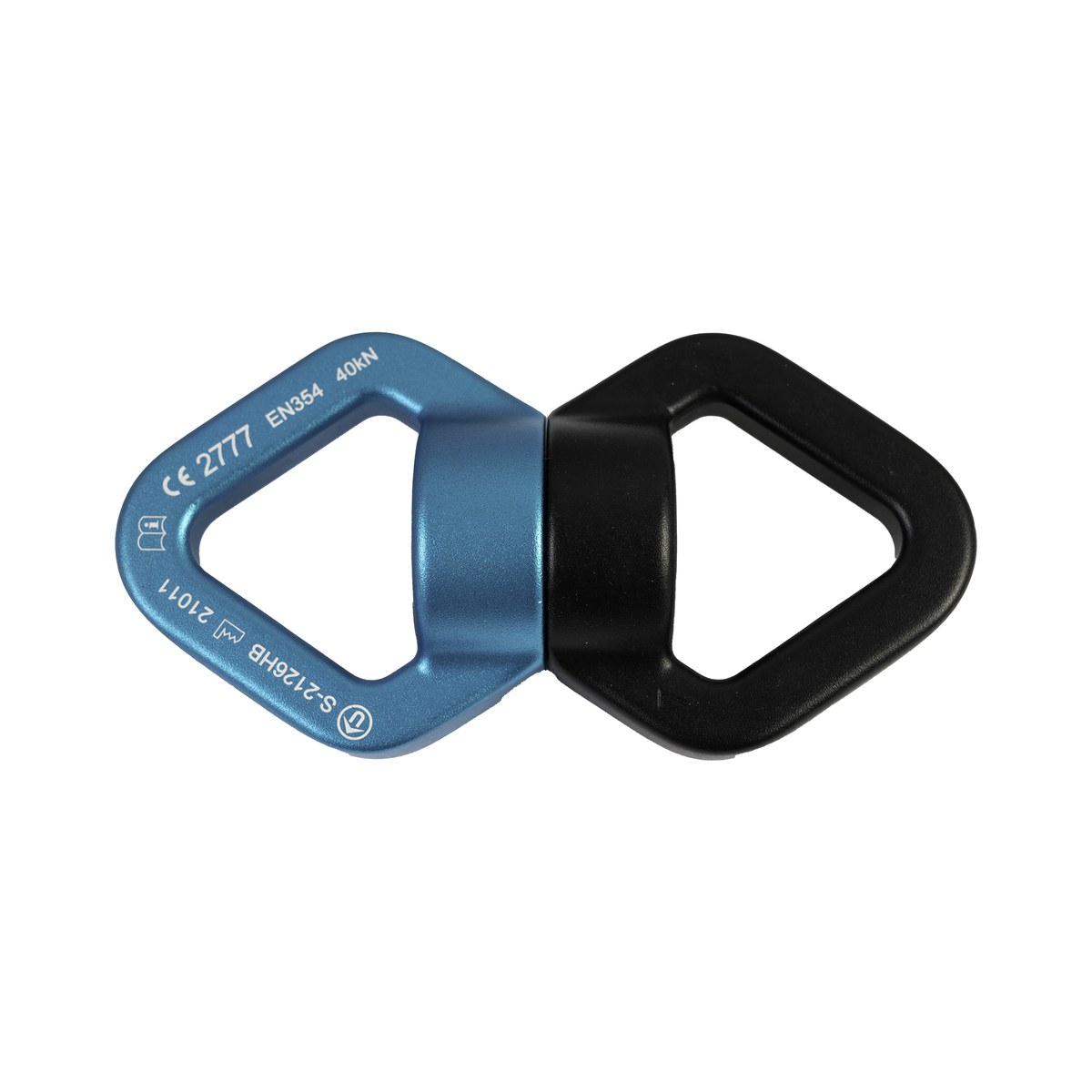 Forged Aluminum Eye-to-Eye Swivel with Ball Bearing, 40 kN