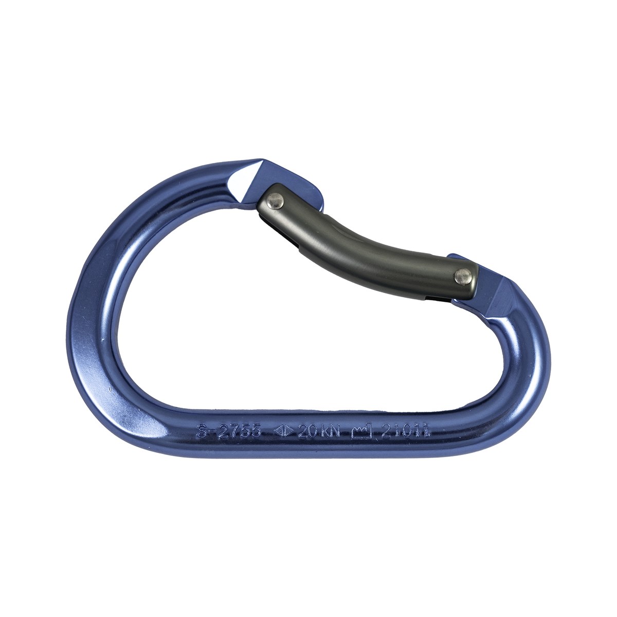 Aluminum HMS Pear Carabiner, 20 kN - Image 2