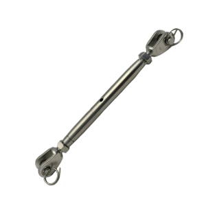 Stainless steel jaw and jaw turnbuckle with closed body