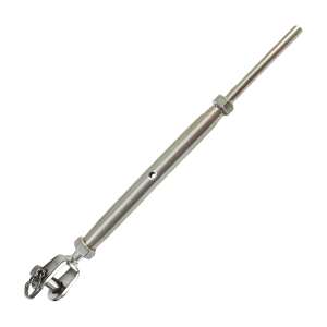 Stainless steel jaw and life line stud turnbuckle