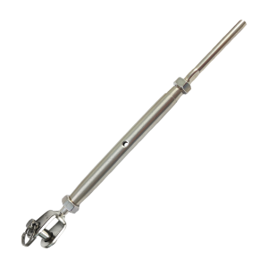 Stainless steel jaw and stud turnbuckle