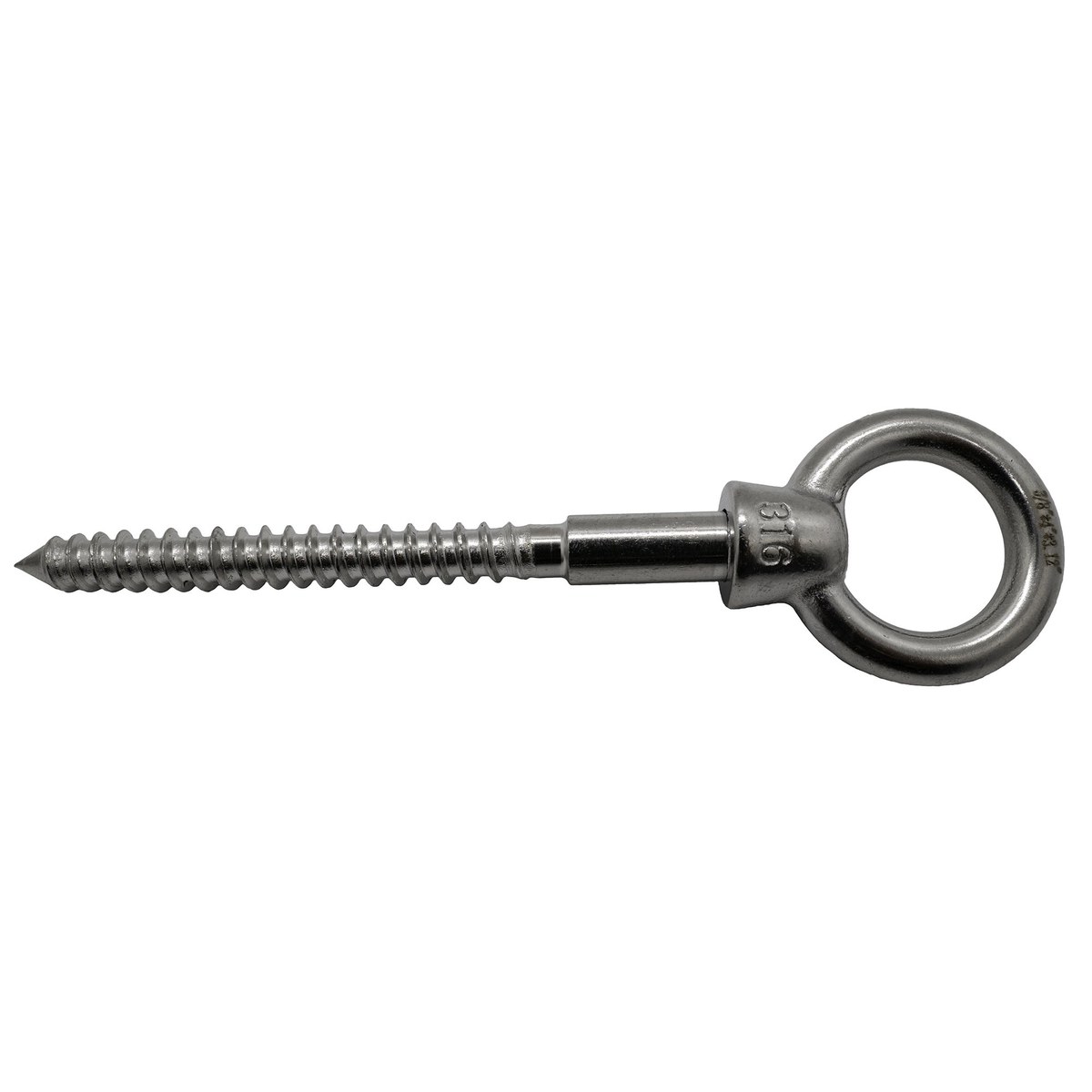 316 Stainless Shoulder Lag Eye Bolt