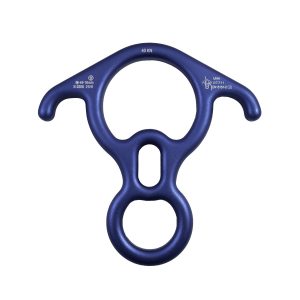 Large Forged Aluminum Rescue Figure-8 with Ears, 11-16mm