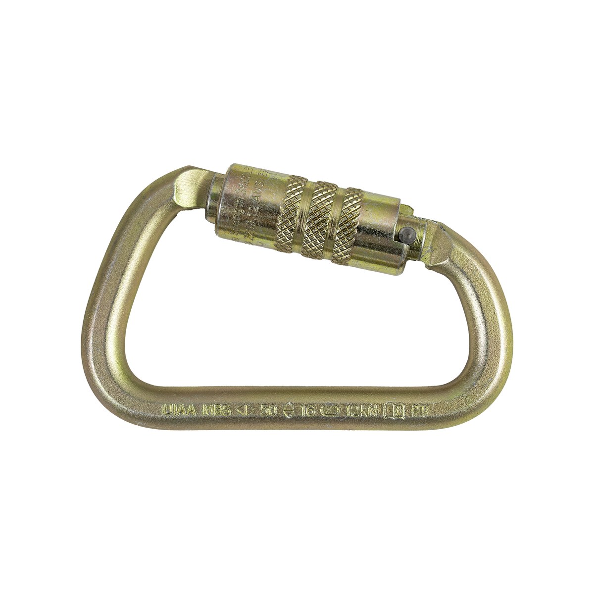 Steel Modified-D Carabiner, Twist Lock, 50 kN - Image 2