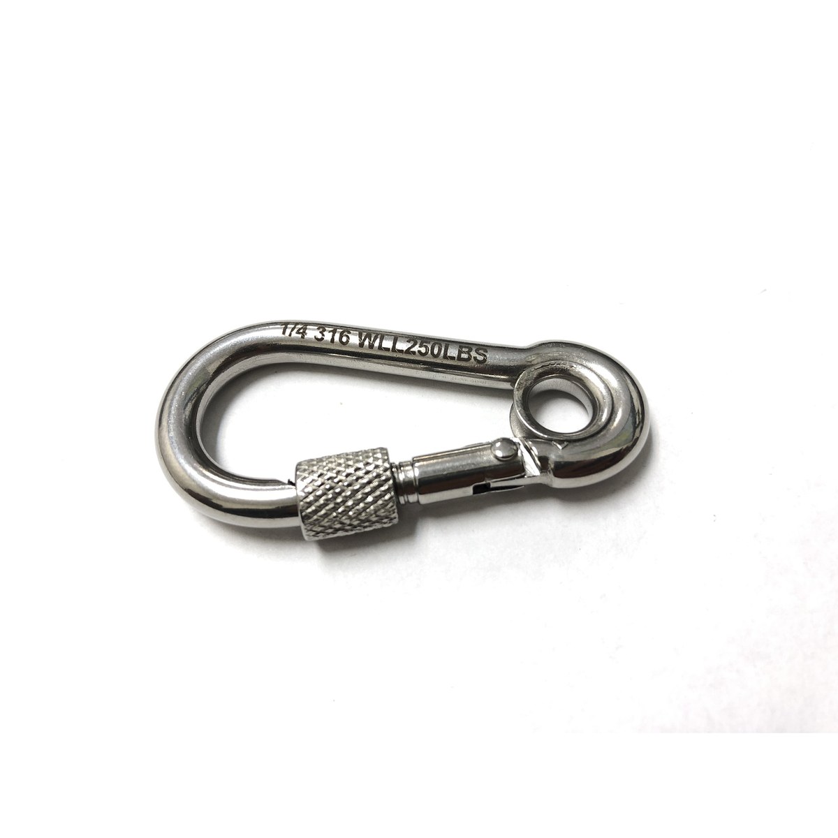 316 Stainless Snap Hook with Eyelet & Screw Nut