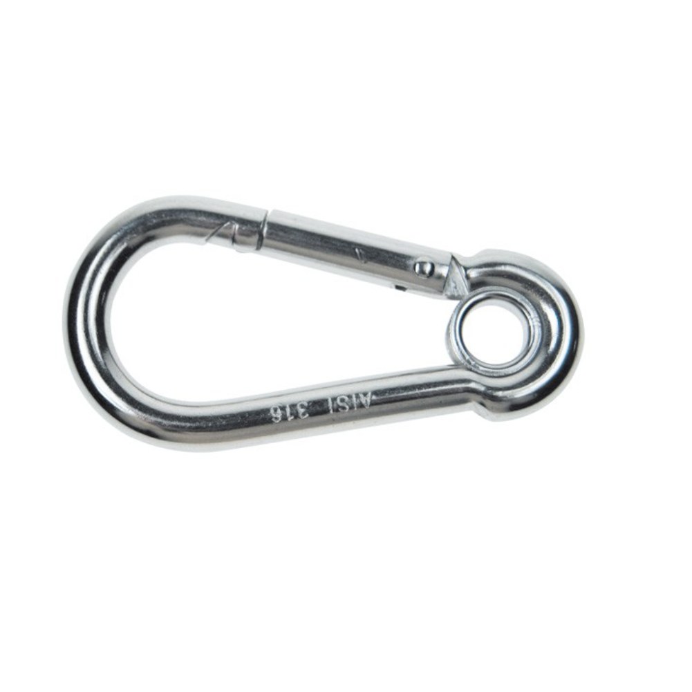 316 Stainless Spring Snap Hook with Eyelet
