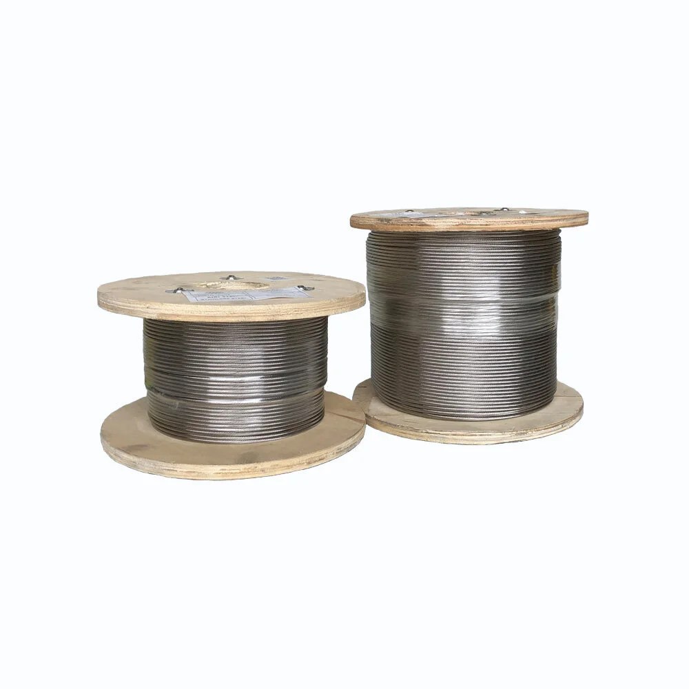316 Stainless Wire Rope, 7x7, by the Reel