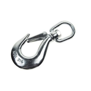 316 Stainless Swivel Eye Hook with Latch