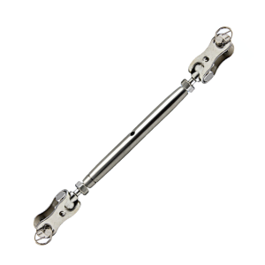 Stainless steel toggle jaw and toggle jaw turnbuckle